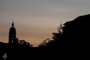 Early morning sunrise on the Camino