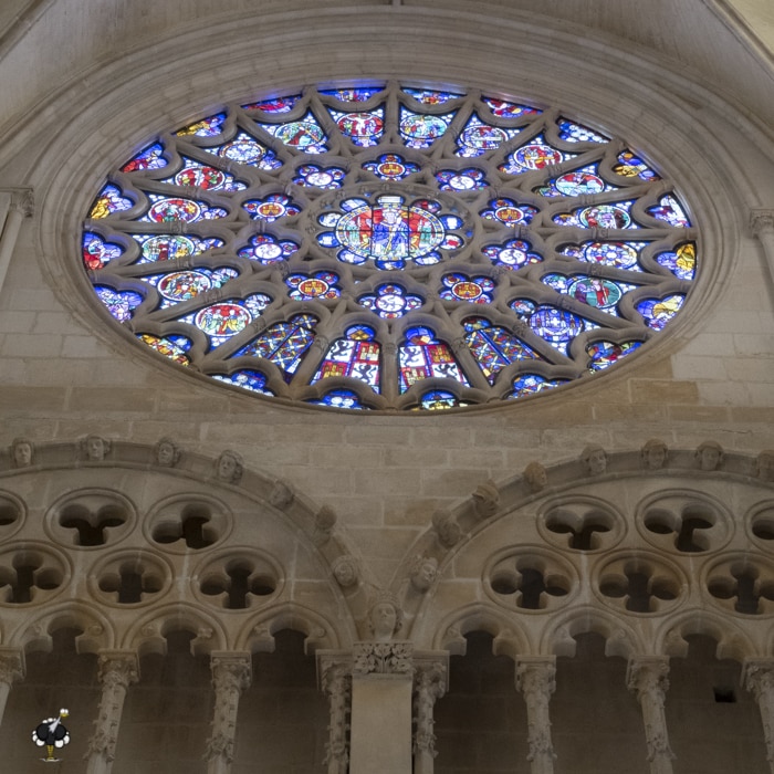 Stained Glass Window in Santa María