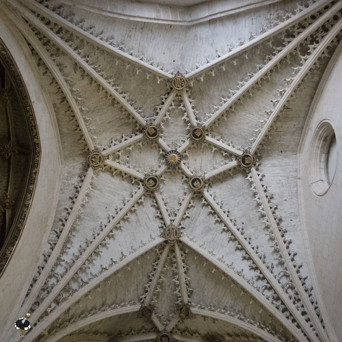 The ceiling of Santa María