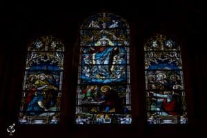 Stained Glass Window in the Cathedral at Burgos