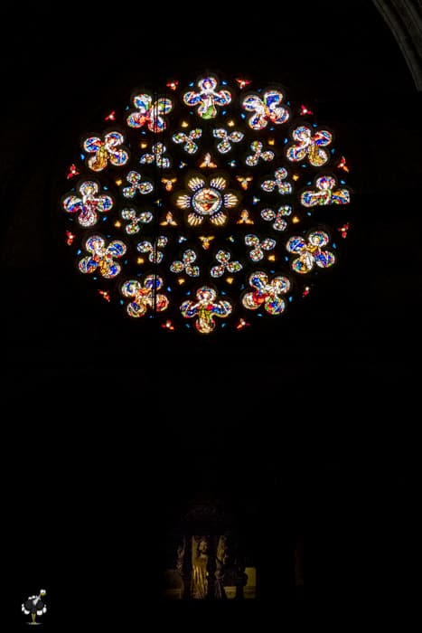 Stained Glass Window in the Cathedral